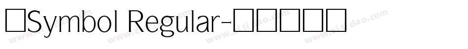 凸Symbol Regular字体转换